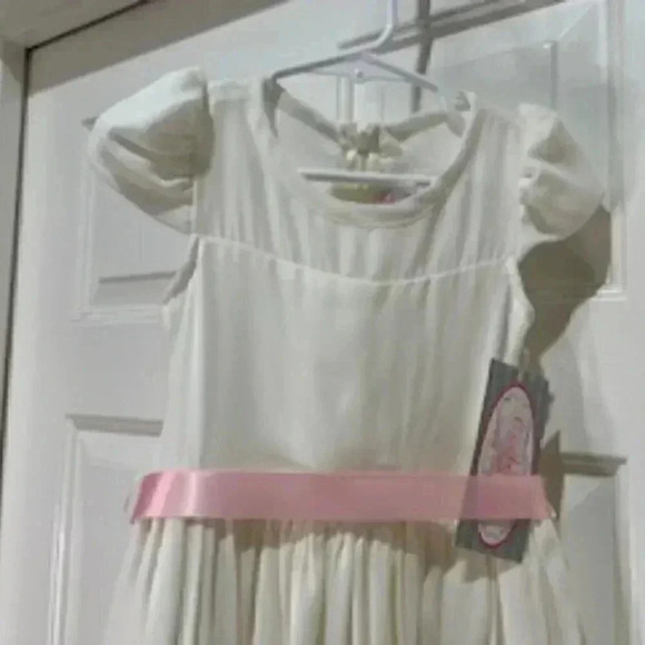 NEW Cinderella Couture Ivory chiffone soft‎  Dress Girls Sz 2 NWT - Picture 11 of 11